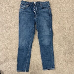 90'S PINCH WAIST HIGH RISE STRAIGHT